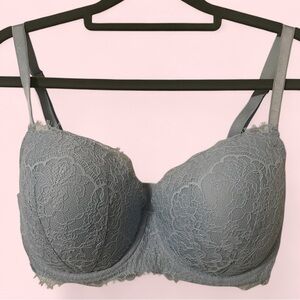 Victoria's Secret Lace Underwire Bra - Light Blue